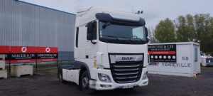 DAF TRACTEUR ROUTIER XF 480 FT – DIESEL – 537718 KM – ANNEE 2018 BLANC FA-285-LZ