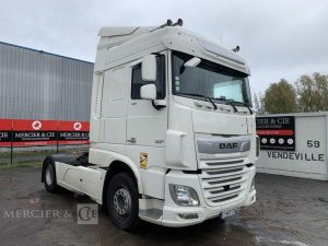 DAF XF 480 FT TRACTEUR ROUTIER PTAC 19T – 409955 KM – AN 2018 BLANC EY-407-TR