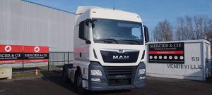 MAN TRACTEUR ROUTIER TGX 18,500 – 19 T – AN 2019 – 392630 KM BLANC FH-673-MT