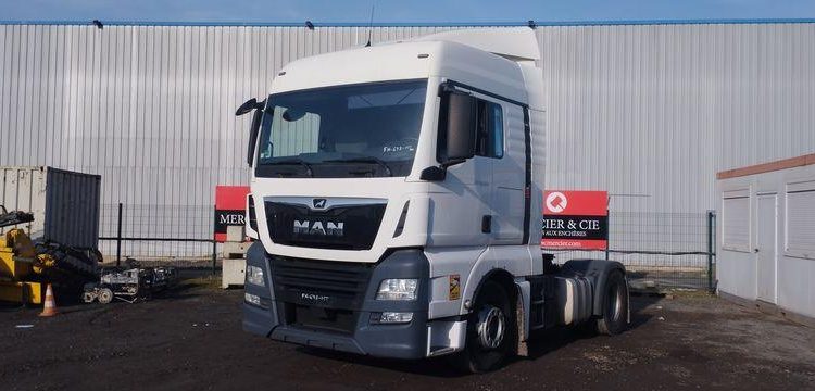 MAN TRACTEUR ROUTIER TGX 18,500 – 19 T – AN 2019 – 392630 KM BLANC FH-673-MT