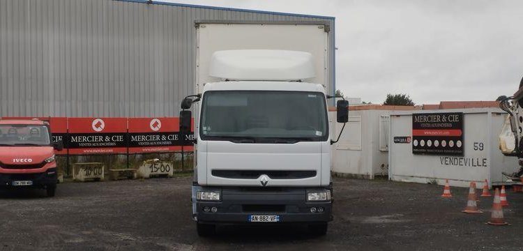 RENAULT PREMIUM 270 DCI 2 ESSIEUX PAROIS LATERALES SOUPLES COULISSANTES + HAYON  AN-882-VF