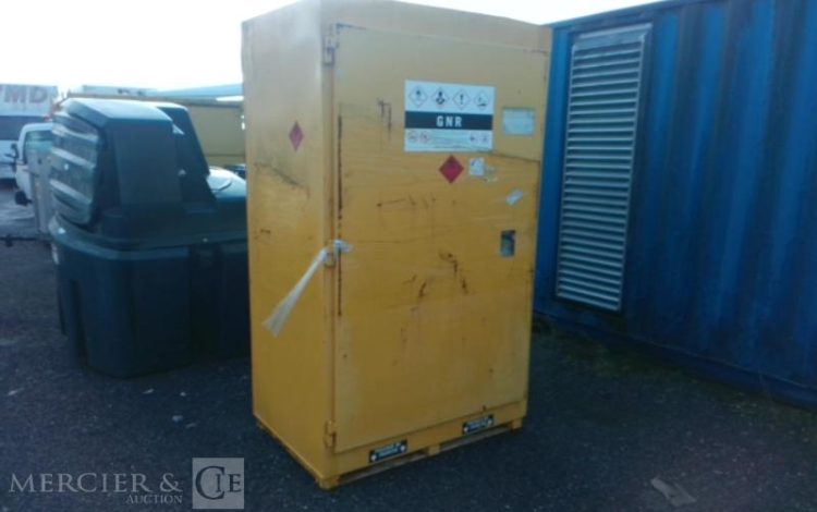 ALOREM ARMOIRE SECURISE DE DISTRIBUTION DE GASOIL – AN 2015 JAUNE DIS010023