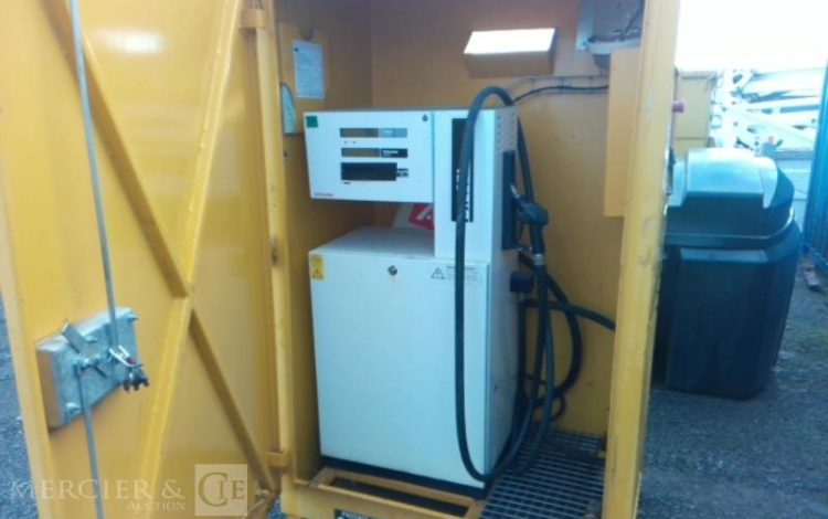 ALOREM ARMOIRE SECURISE DE DISTRIBUTION DE GASOIL – AN 2015 JAUNE DIS010023