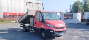 IVECO DAILY 35C13 BENNE SIMPLE CABINE COFFRE – NON ROULANT  DW-789-WQ