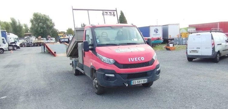 IVECO 35C13 BENNE SIMPLE CABINE COFFRE  EG-591-SD