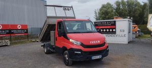 IVECO 35C12 BENNE SIMPLE CABINE COFFRE  EH-611-GD