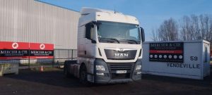 MAN TGX 18,500 – 19 T – AN 2019 – 430650 KM BLANC FJ-661-WM