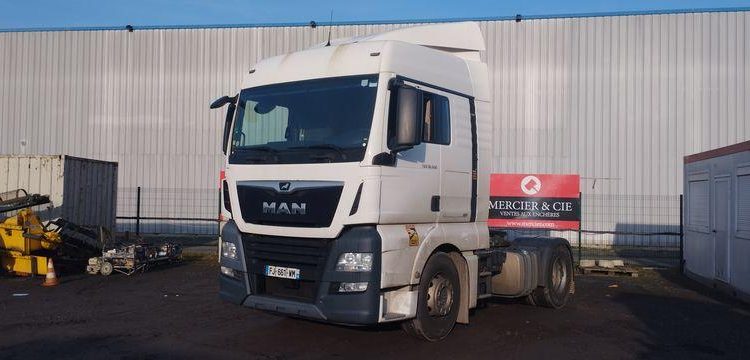 MAN TGX 18,500 – 19 T – AN 2019 – 430650 KM BLANC FJ-661-WM