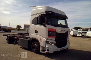 IVECO S-WAY 460 CNG PORTE CONTAINER 4X2 PTAC 19T BLANC GF-383-HV