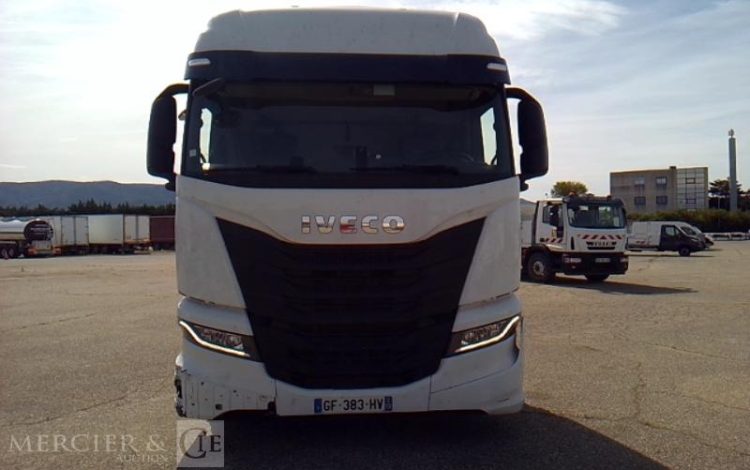 IVECO S-WAY 460 CNG PORTE CONTAINER 4X2 PTAC 19T BLANC GF-383-HV