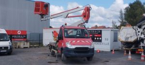 IVECO 35S11 AVEC NACELLE MULTITEL MX170 16M  CW-072-QG