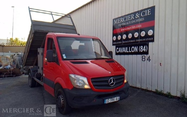 MERCEDES SPRINTER BENNE SIMPLE CABINE COFFRE  CZ-386-QJ