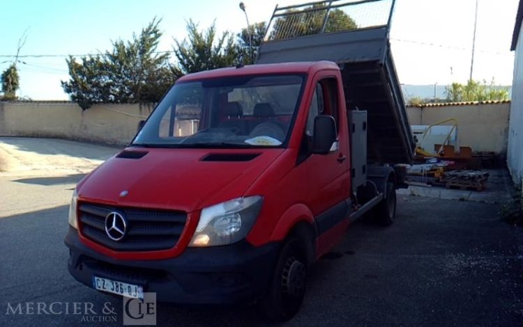 MERCEDES SPRINTER BENNE SIMPLE CABINE COFFRE  CZ-386-QJ