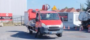 IVECO 35S11 AVEC NACELLE MULTITEL MT202DS 20M – NON ROULANT ROUGE DD-927-RG