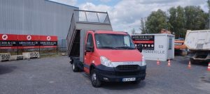 IVECO 35C13 BENNE SIMPLE CABINE COFFRE ROUGE DE-242-QS