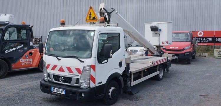 NISSAN CABSTAR AVEC NACELLE MULTITEL 160ALUDS 16M NON ROULANT  DR-181-YV