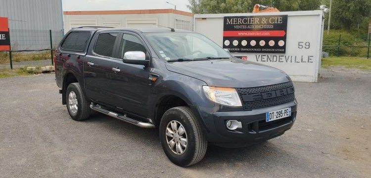 FORD PICK-UP FORD RANGER 4 2,2 TDCI- 16V TURBO – DIESEL – 149701 KMS – ANNEE 2015 BLEU DT-295-PE