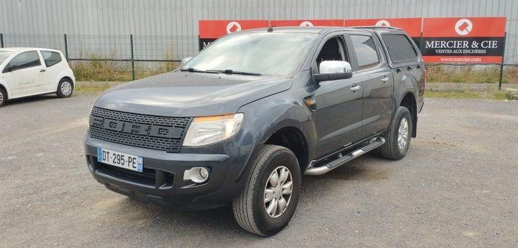 FORD PICK-UP FORD RANGER 4 2,2 TDCI- 16V TURBO – DIESEL – 149701 KMS – ANNEE 2015 BLEU DT-295-PE