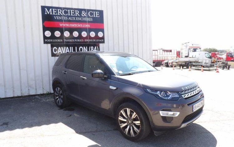 LAND ROVER DISCOVERY SPORT 2,0 TD4 180 HSE LUXURY 4WD BVA GRIS EN-445-FM