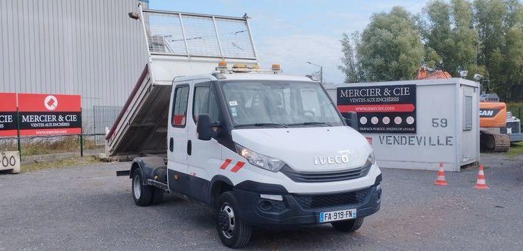 IVECO DAILY 35C14 BENNE BLANC FA-919-FN