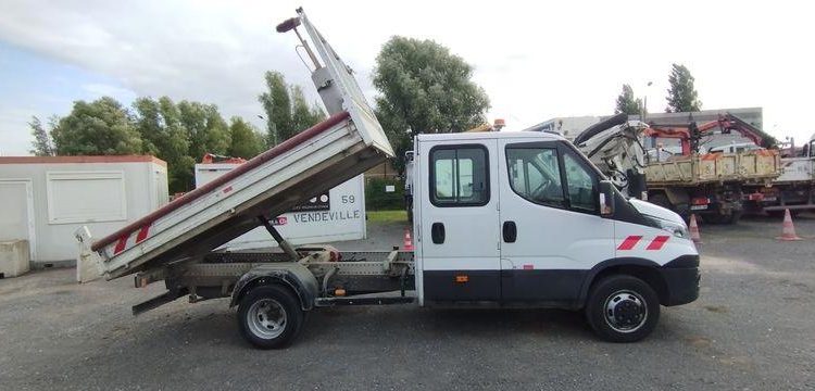 IVECO DAILY 35C14 BENNE BLANC FA-919-FN