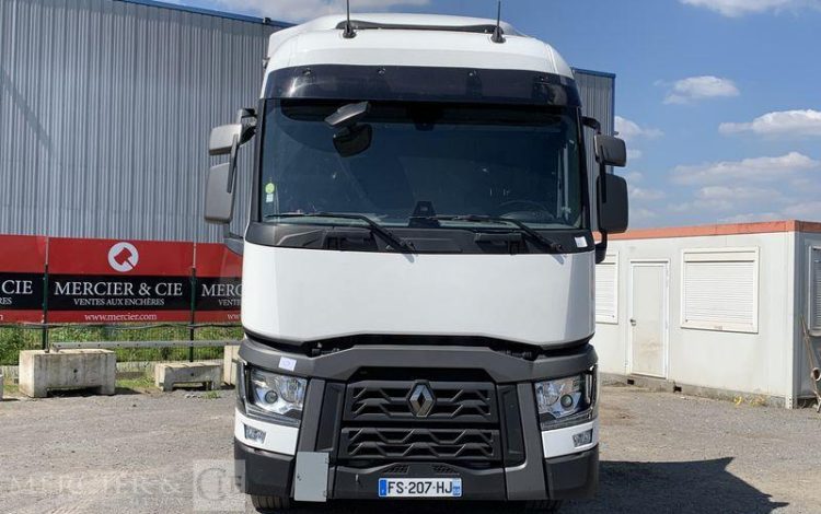 RENAULT T480 T4 DIESEL – PTAC 19T – PTRA 44 T – 33966 KMS – ANNEE 2020 BLANC FS-207-HJ