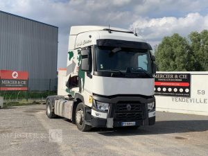 RENAULT T 480 T4 DIESEL – PTAC 19T – PTRA – 44T – 324035 kMS -ANNEE 2020 BLANC FS-509-HJ