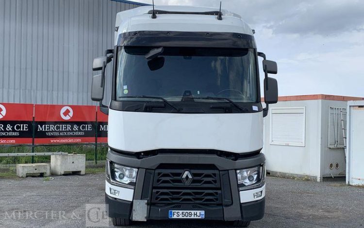 RENAULT T 480 T4 DIESEL – PTAC 19T – PTRA – 44T – 324035 kMS -ANNEE 2020 BLANC FS-509-HJ