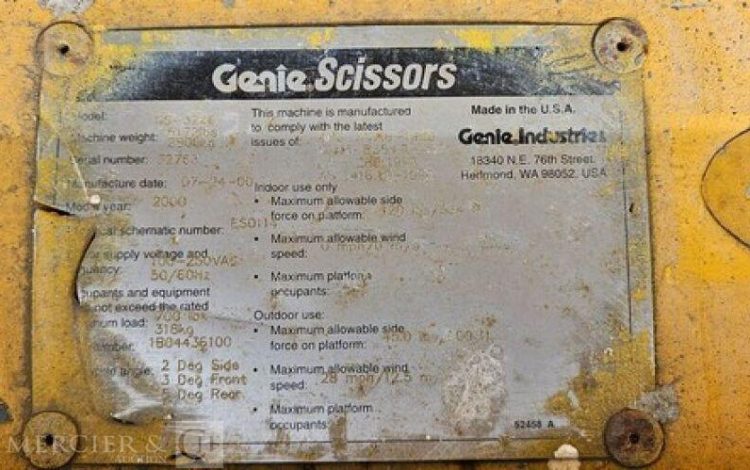 GENIE GS3246  CE12A1744