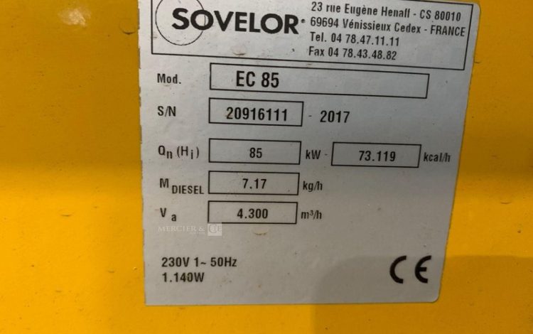 SOVELOR EC85  CID010545