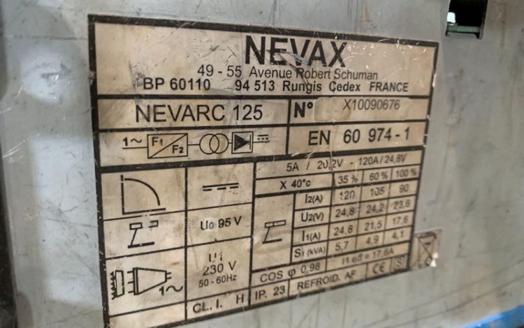 NEVAX NEVARC 125  SOU010242