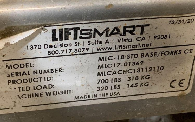 LIFTSMART MLC-18  LEV010676