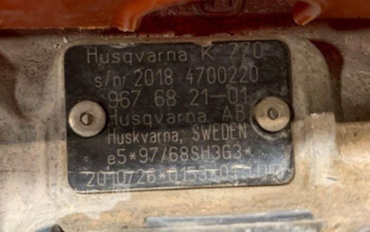 HUSQVARNA K770  TRO011532