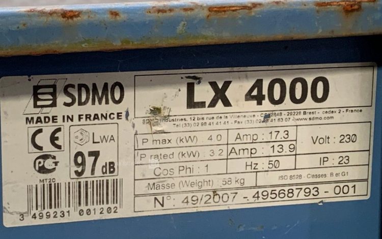 SDMO LX4000  GPE1