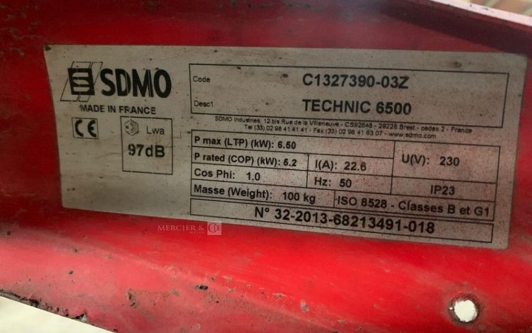 SDMO TECHNIC 6500  51MAM82024