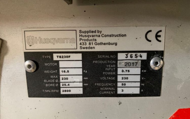 HUSQVARNA TS230F  45MAM82024