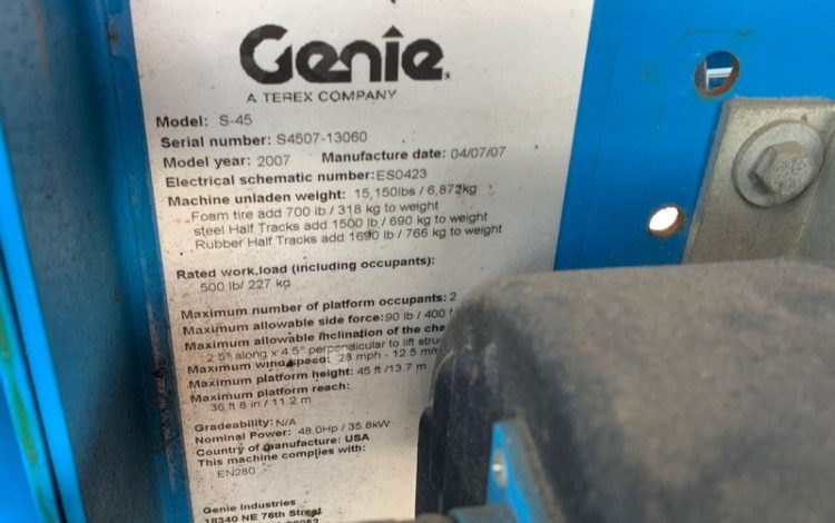 GENIE S-45  14TD2343