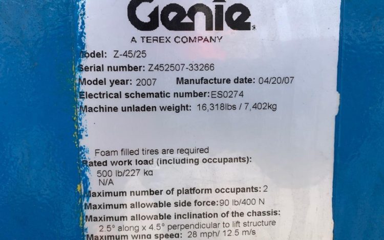 GENIE Z-45/25  14AE1833