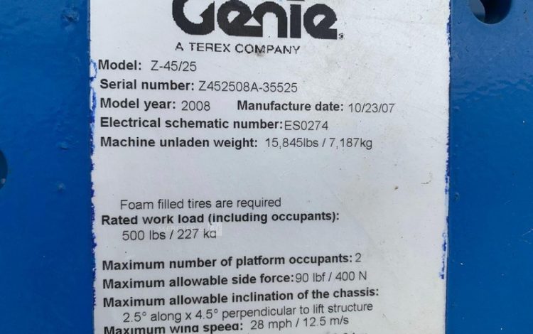 GENIE Z-45/25  14AE1834