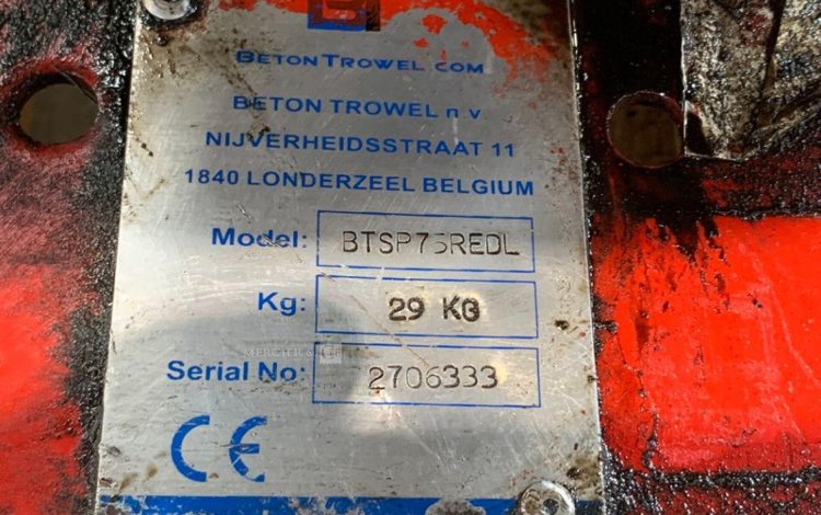 BETON TROWEL BTSP75REDL  97MAM82024