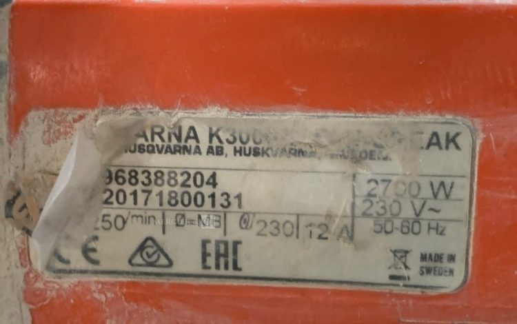 HUSQVARNA K3000  110MAM8