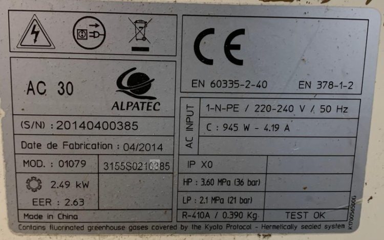 ALPATEC AC30  CLI011544