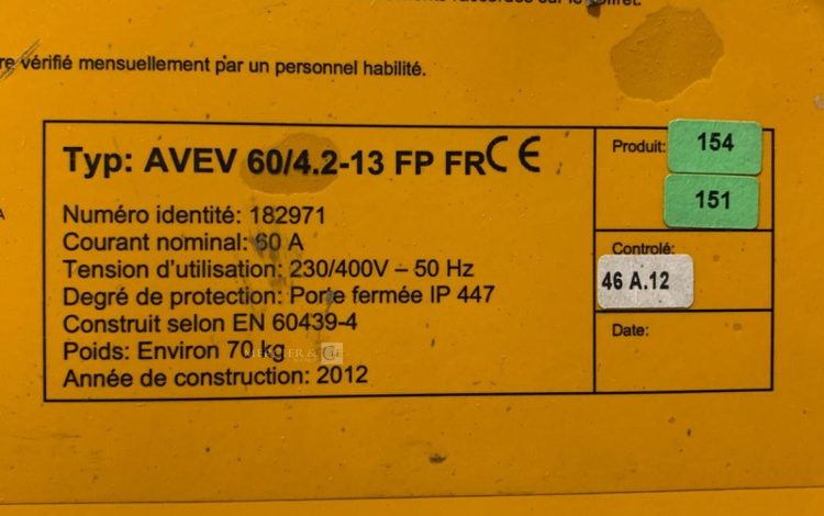 ELEKTRA AVEV 60/4,2-13 FP FR  COF010167