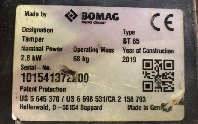 BOMAG BT65  PIL012818