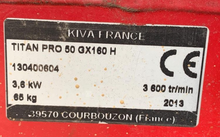 KIVA TITAN PRO 50GX160H  SCA747005