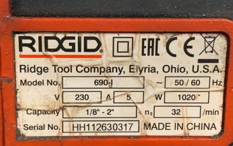 RIDGID 690-I  FIL010404