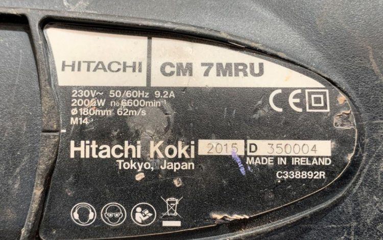 HITACHI CM 7MRU  ELRAI0119