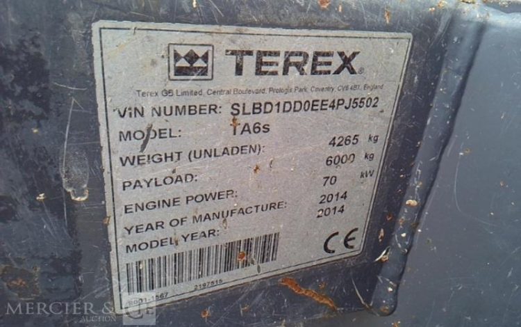 TEREX TA6S -AN2014  5502