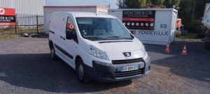 PEUGEOT EXPERT 3 2,0 HDI – 16V TURBO – DIESEL –  76229 KMS – ANNEE 2012 BLANC CD-565-DT