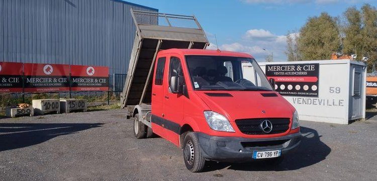 MERCEDES SPRINTER BENNE DOUBLE CABINE  CV-796-YP